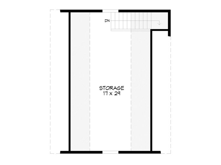 2nd Floor Plan, 062G-0041