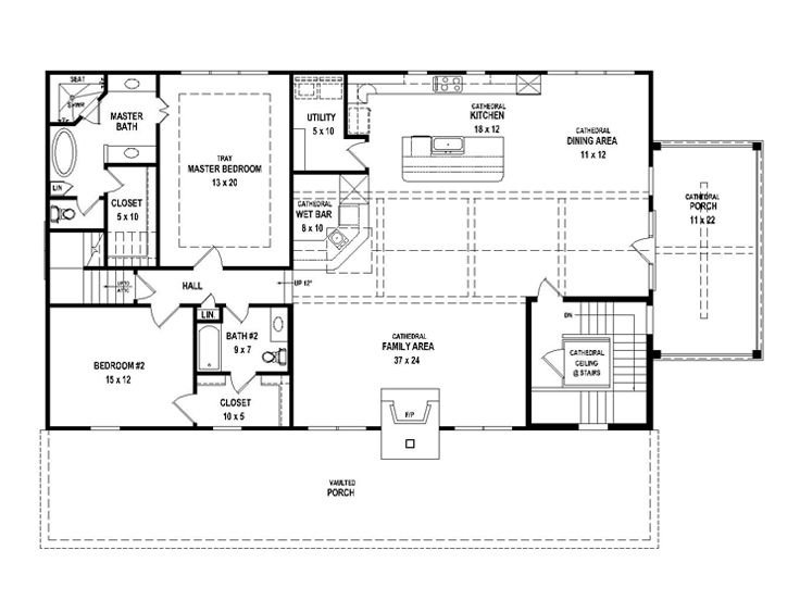 2nd Floor Plan, 006G-0177