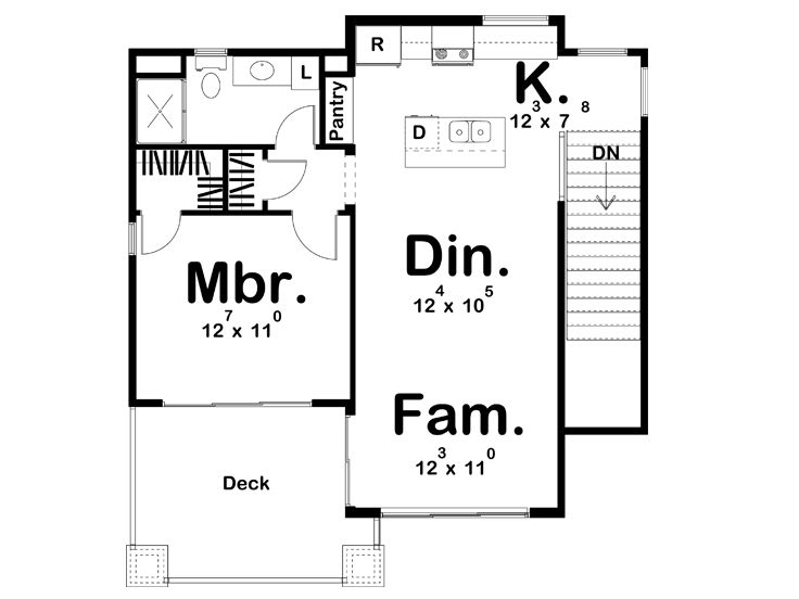 2nd Floor Plan, 050G-0084