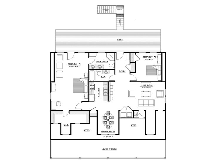 2nd Floor Plan, 087B-0004