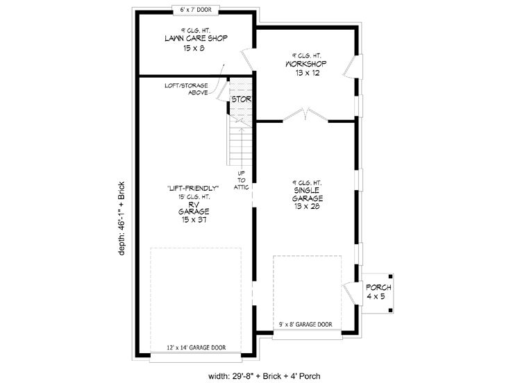 Floor Plan, 062G-0423
