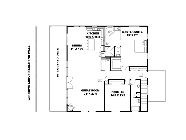 2nd Floor Plan, 012G-0126