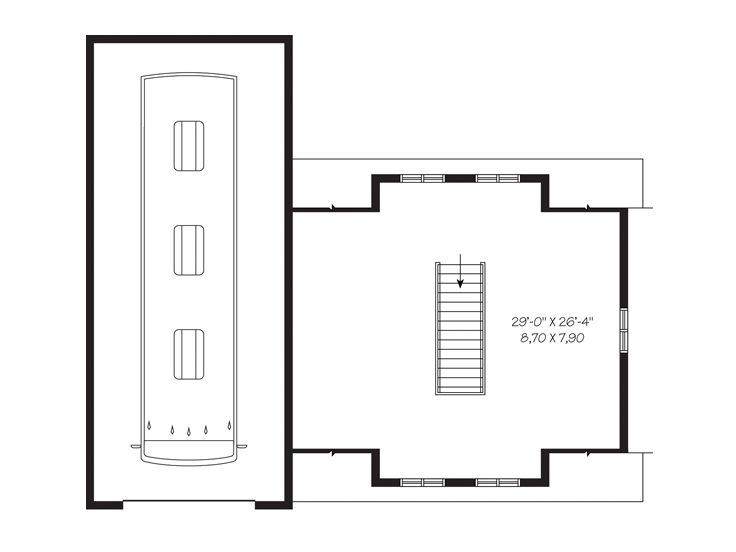 2nd Floor Plan, 028G-0048