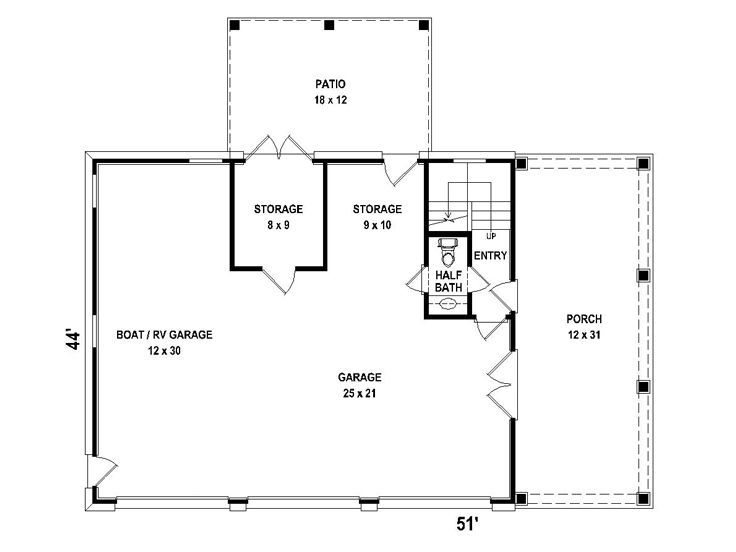 1st Floor Plan, 006G-0166