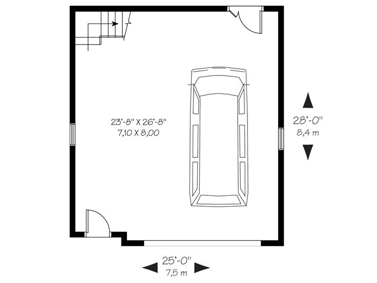 1st Floor Plan, 028G-0036
