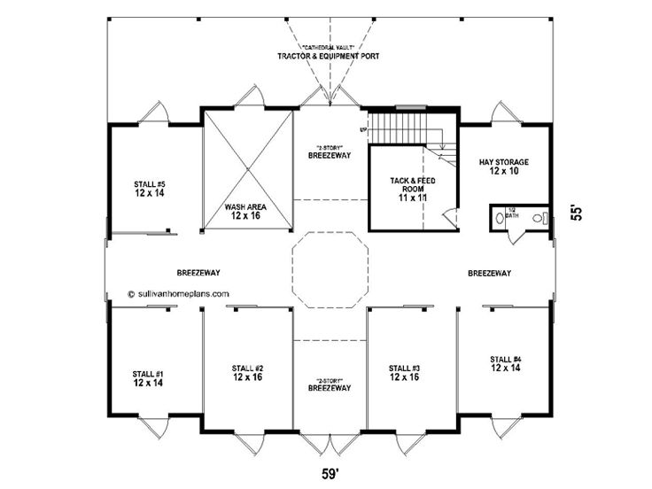 1st Floor Plan, 006B-0003