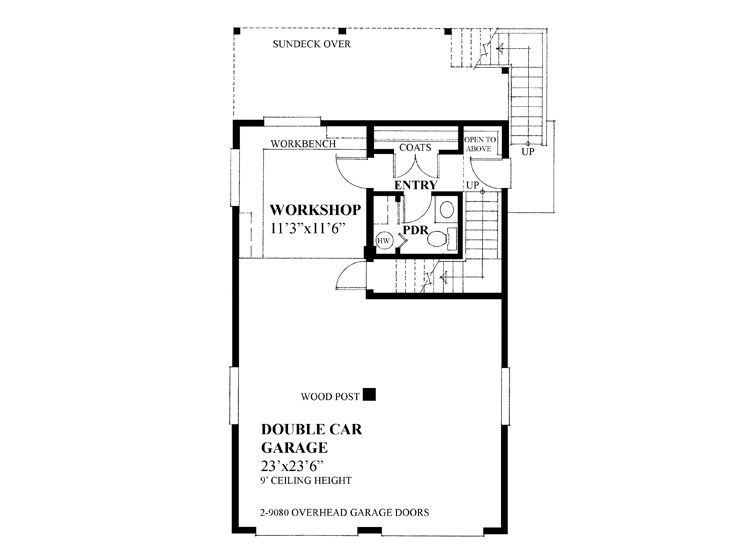 1st Floor Plan, 010G-0021