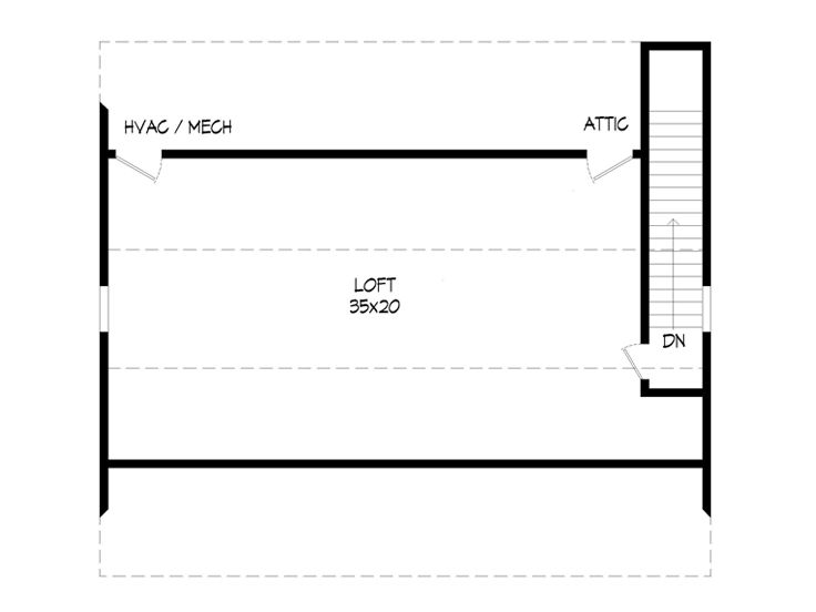 2nd Floor Plan, 062G-0242