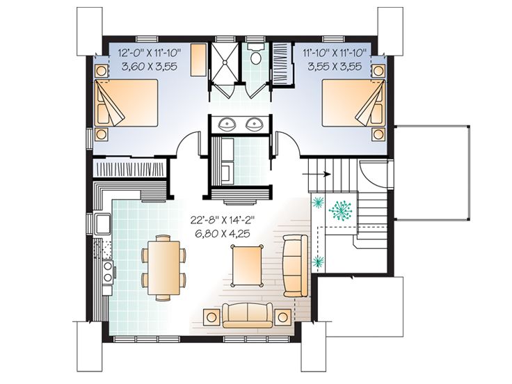 2nd Floor Plan, 027G-0005