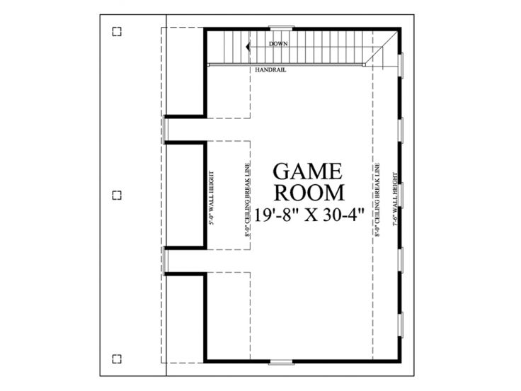2nd Floor Plan, 063G-0003