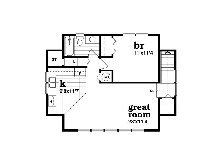 2nd Floor Plan, 032G-0010