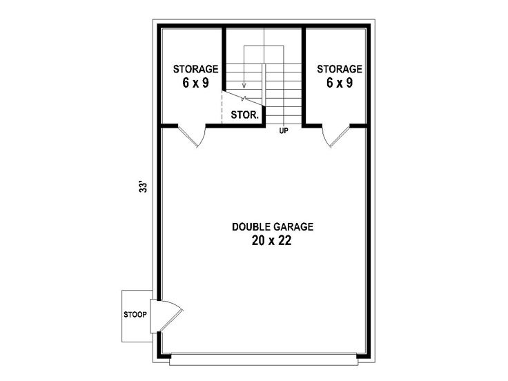 1st Floor Plan, 006G-0105