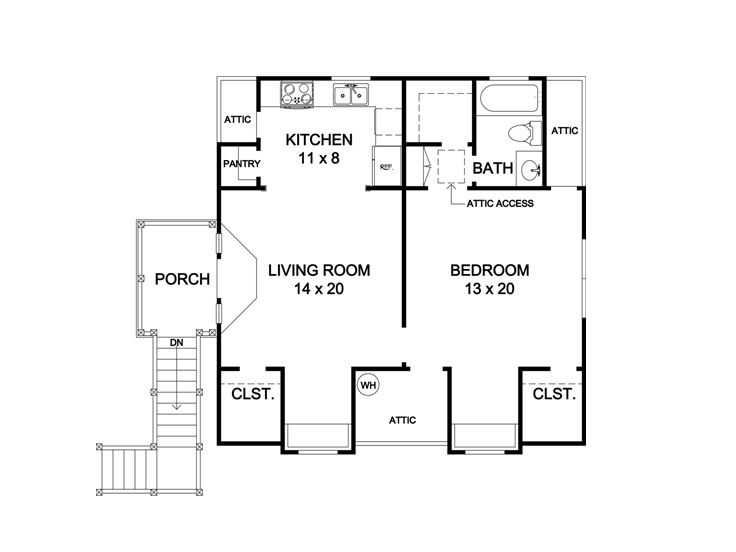 2nd Floor Plan, 008G-0001