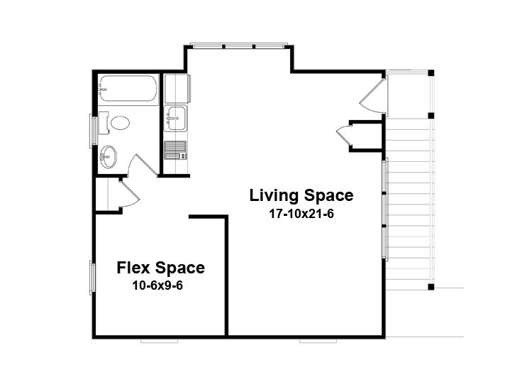 2nd Floor Plan, 076G-0022