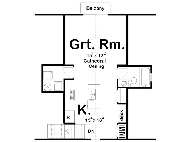 2nd Floor Plan, 050G-0009