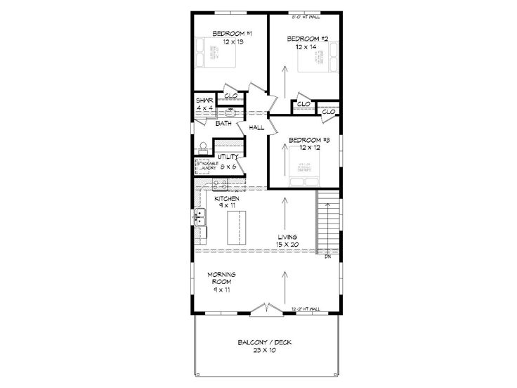 2nd Floor Plan, 062G-0152
