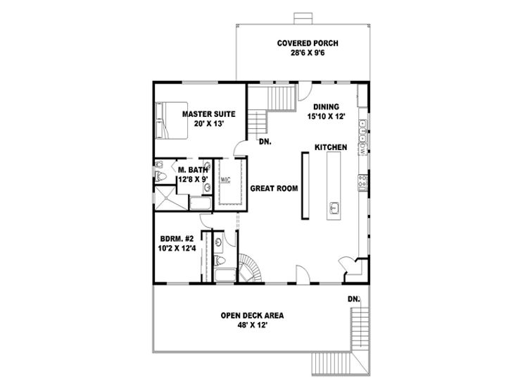 2nd Floor Plan, 012G-0127