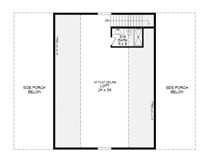 2nd Floor Plan, 062G-0047