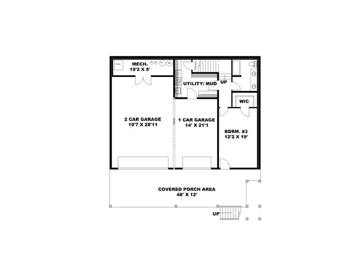 1st Floor Plan, 012G-0127