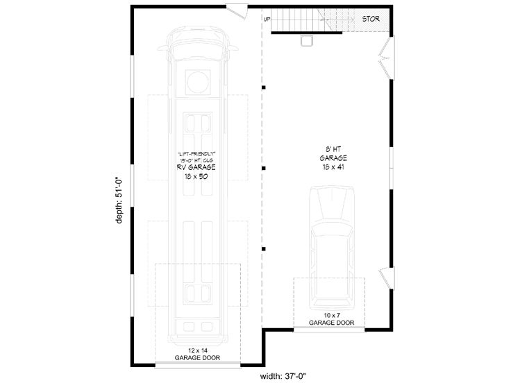 1st Floor Plan, 062G-0425