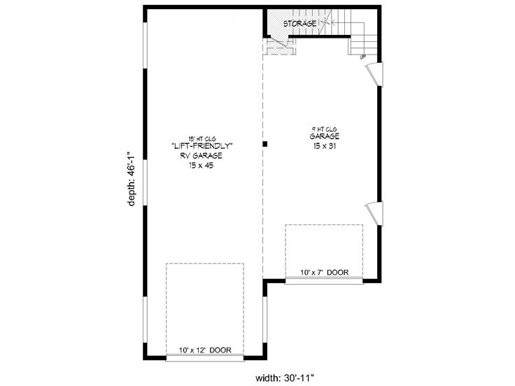 1st Floor Plan, 062G-0226