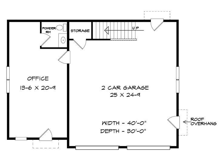 1st Floor Plan, 019G-0023
