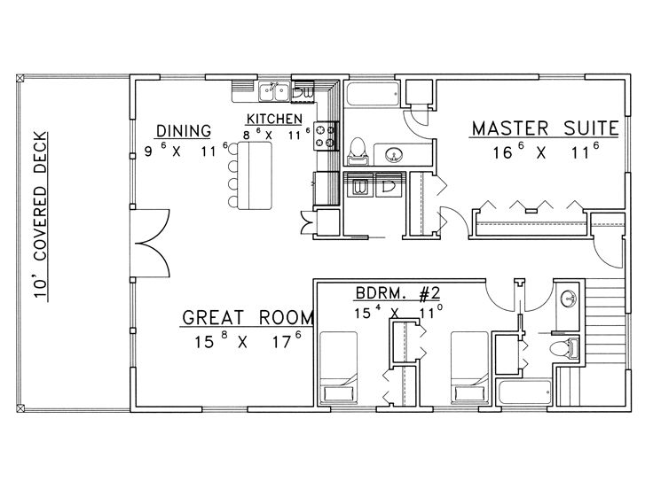 2nd Floor Plan, 012G-0100