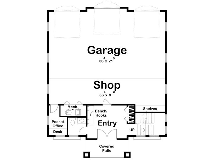 1st Floor Plan, 050G-0199