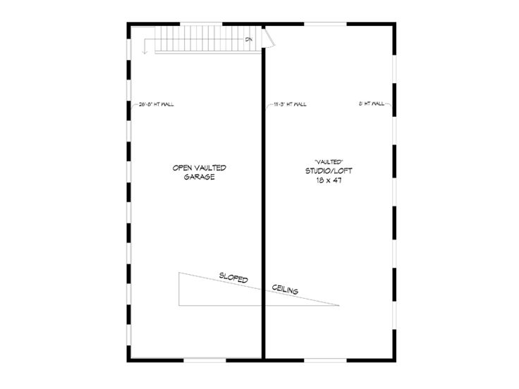 2nd Floor Plan, 062G-0388