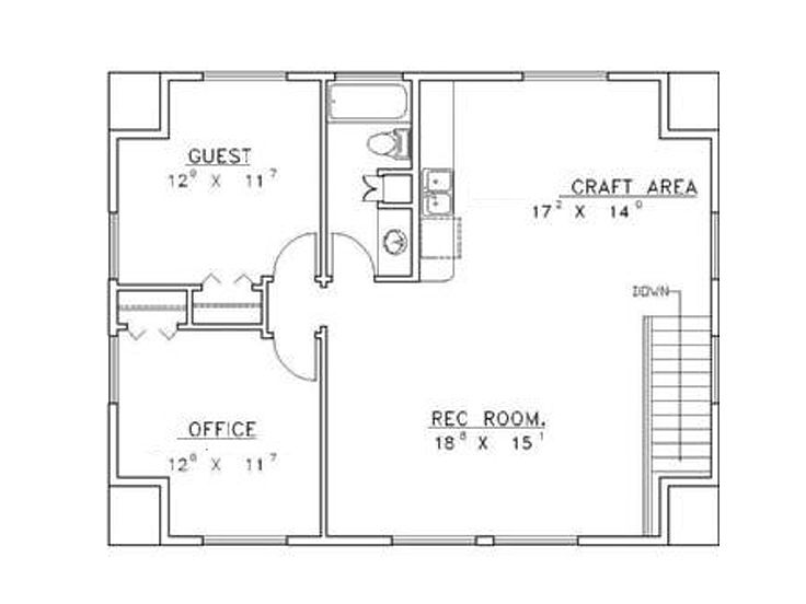 2nd Floor Plan, 12G-0004