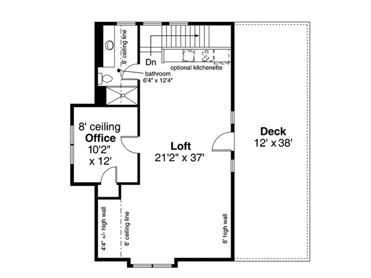 2nd Floor Plan, 051G-0047