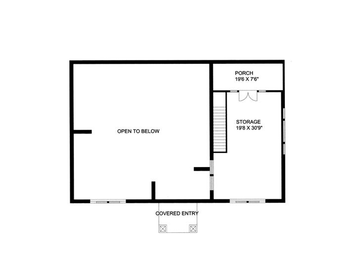 2nd Floor Plan, 012B-0012