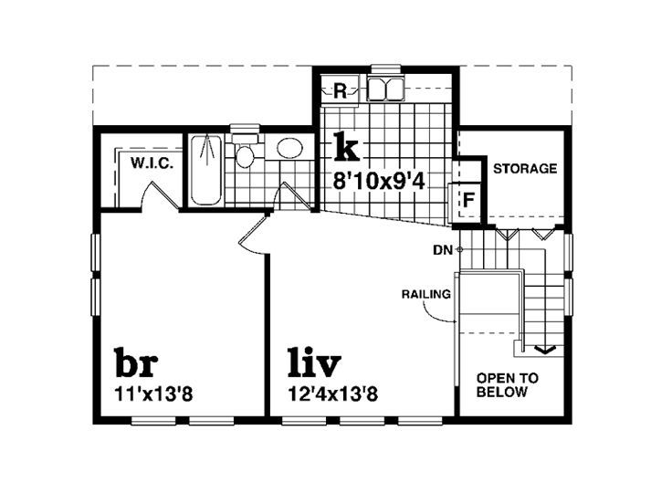 2nd Floor Plan, 032G-0005