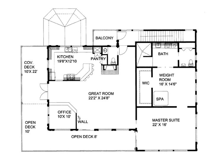 2nd Floor Plan, 012G-0107