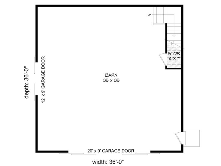 1st Floor Plan, 062B-0011