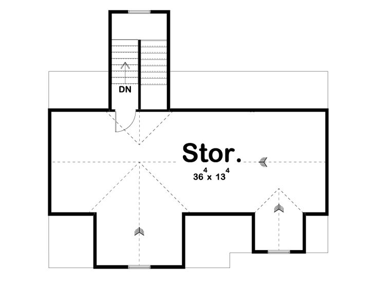 2nd Floor Plan, 050G-0093