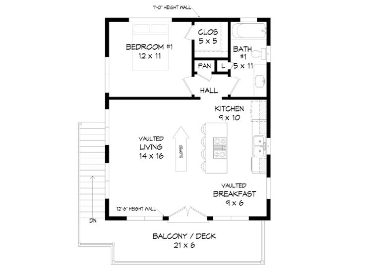 2nd Floor Plan, 062G-0352