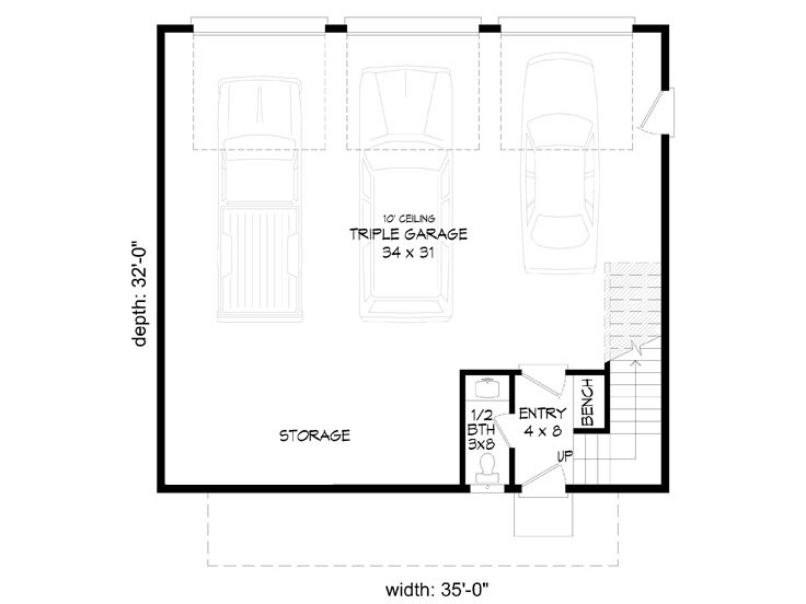 1st Floor Plan, 062G-0359