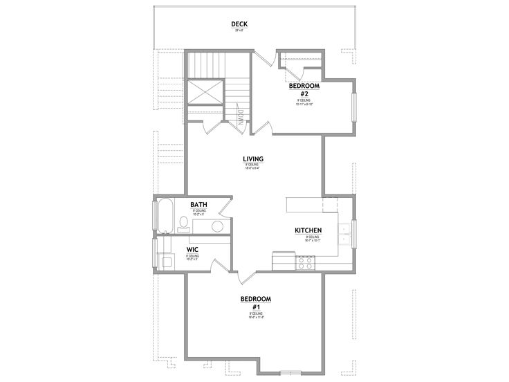 2nd Floor Plan, 089G-0013