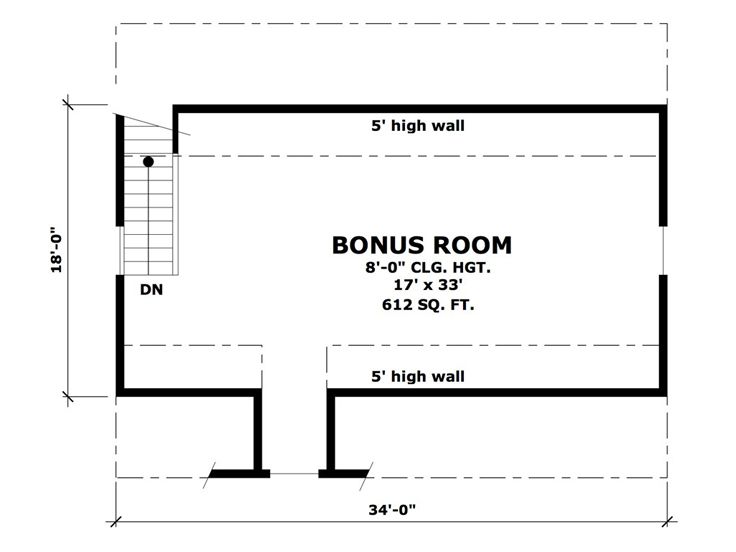 2nd Floor Plan, 023G-0001