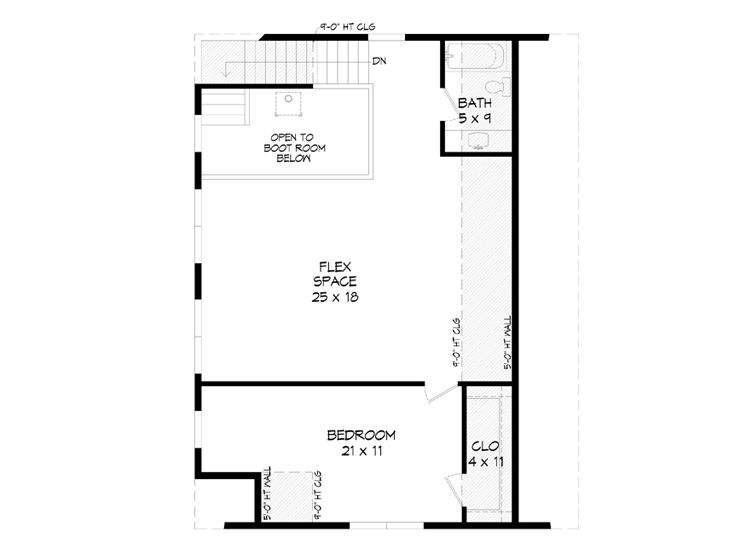 2nd Floor Plan, 062G-0344