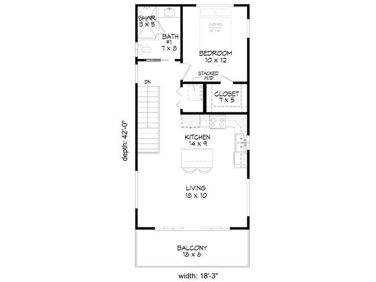 2nd Floor Plan, 062G-0343