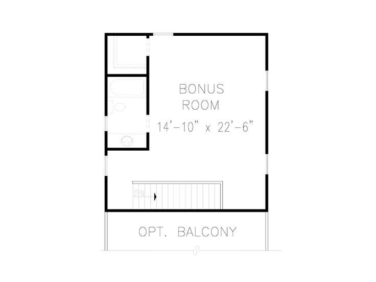 2nd Floor Plan, 084G-0010