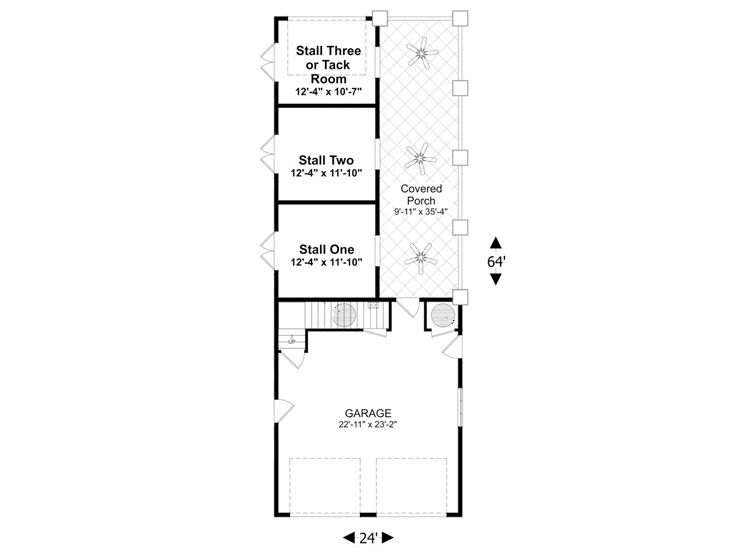 1st Floor Plan, 007G-0022