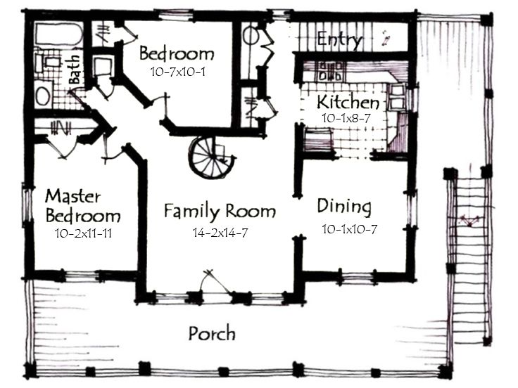2nd Floor Plan, 039G-0001