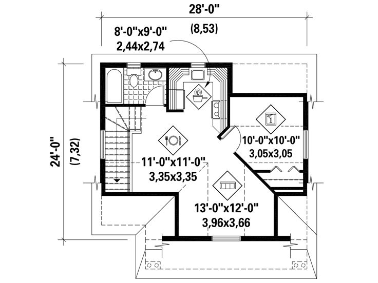 2nd Floor Plan, 072G-0036