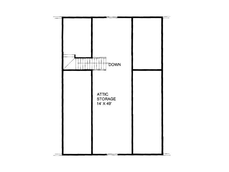 2nd Floor Plan, 012G-0058