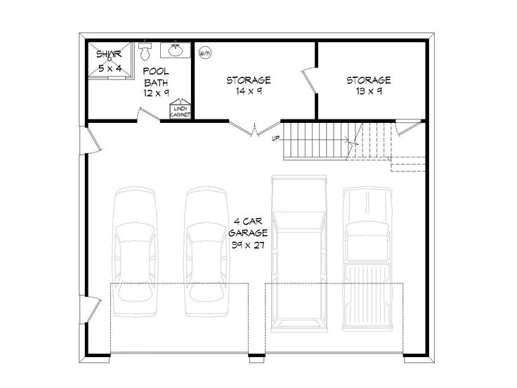 1st Floor Plan, 062G-0011