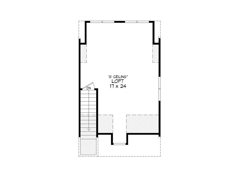 2nd Floor Plan, 062G-0043