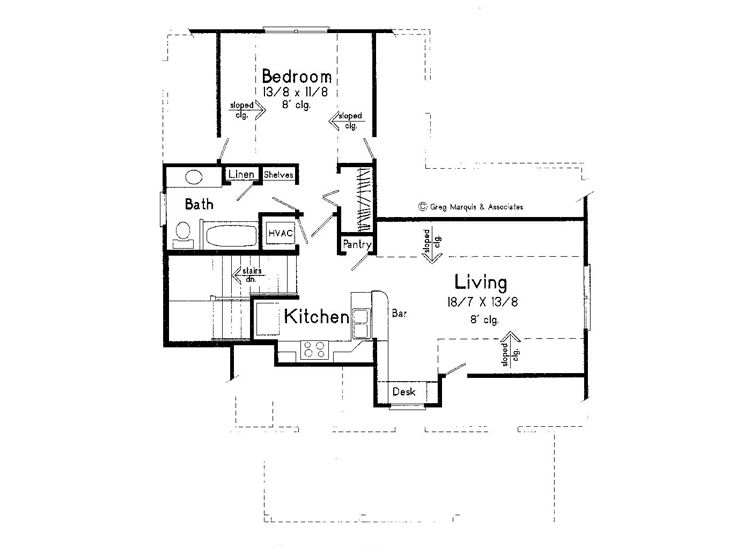 2nd Floor Plan, 030G-0002